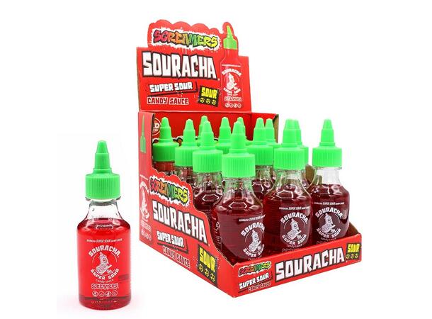 Zed Candy Screamers Souracha Super Sour Candy Sauce 90ml 1x12 
