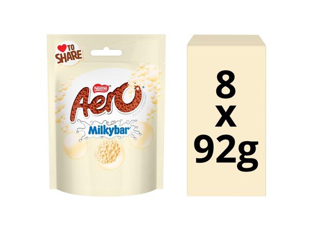 AERO MILKYBAR BUBBLES POUCH 1x8 92 g 