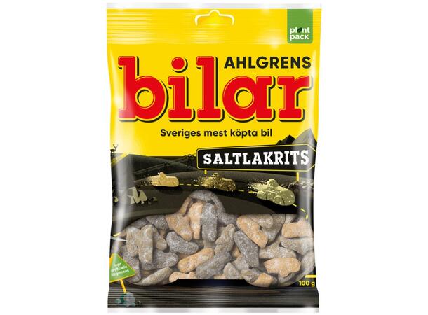 Ahlgrens Bilar Saltlakrits 100g 1x42 