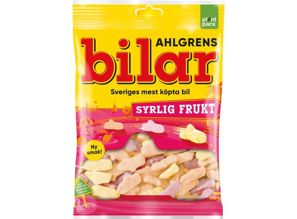Ahlgrens Bilar Syrlig Frukt 100g 1x42 