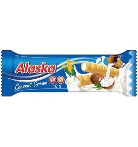 Alaska Rolls Coconut Cream 18g 1x48