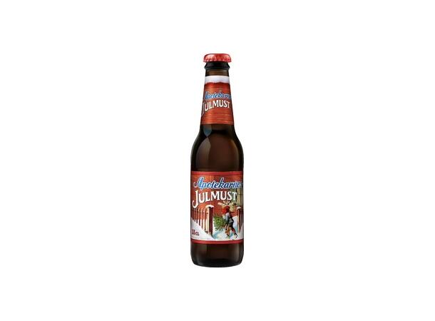 Apoptekarens Julmust Glass 33cl 25.09.26 1x24 Dato: 25.09.26 