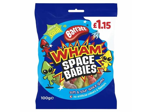 Barratt Wham Space Babies 100g 1x12 
