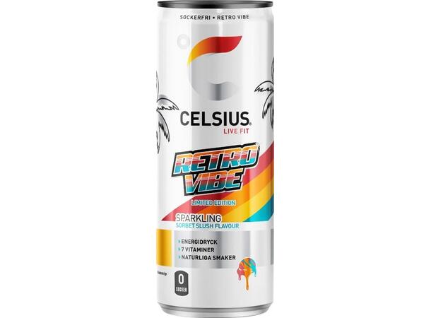 CELSIUS RETRO VIBE 355ML 1x24 