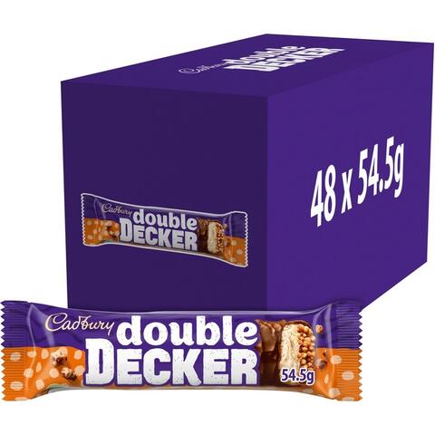 Cadbury Double Decker Chocolate Bar 1x48 54.5g