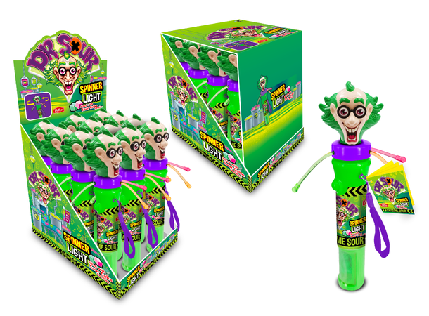 Dr. Sour - Spinner with LED - 12 pcs./display 