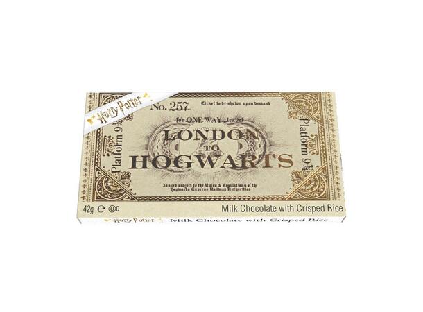 Harry Potter Platform 9 ¾ Milk Chocolate Train Ticket 42g 1x24 