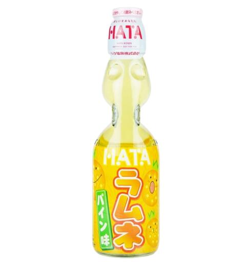 Hata Kosen Bottle Ramune Pineapple 200ml 30stk