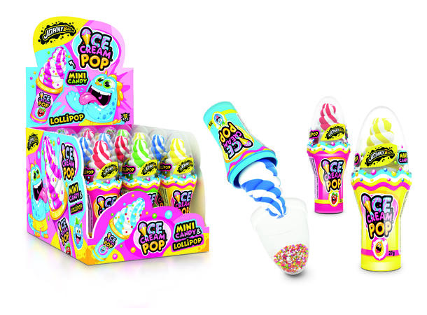 Ice Cream Pop Display 1X12 27g Johny Bee 