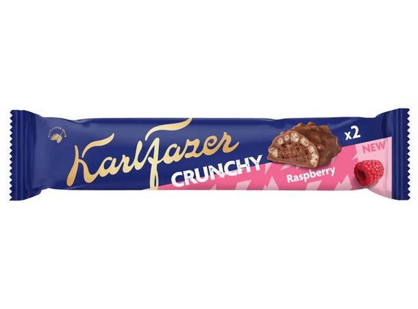 Karl Fazer Crunchy Raspberry 50g 1x20 