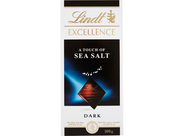 Lindt Excellence Sea Salt 100g 1x20 