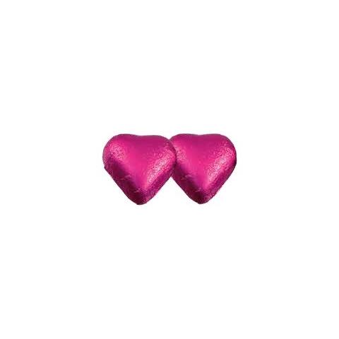MILK CHOCOLATE PINK HEARTS 1000 G 1X6