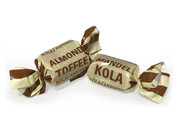 Mandelkola 4kg - 85 kr/kg 