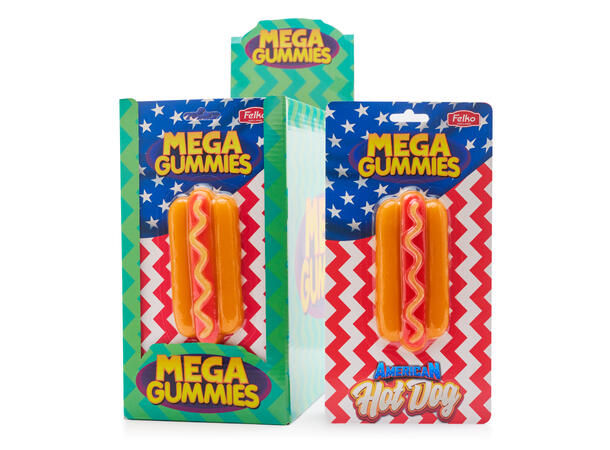 Mega Gummies - American Hotdog (120g) 1x13 