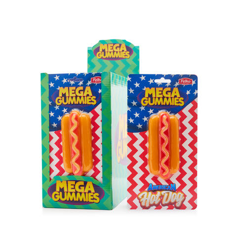 Mega Gummies - American Hotdog (120g) 1x13