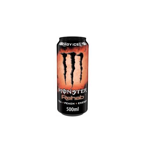 Monster Energy Rehab Iced Tea Peach 50cl 12 stk