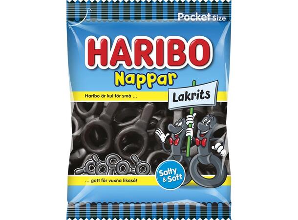 Nappar Lakrits 80g 1x20 