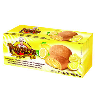 Papagena Biscuits with Lemon Filling 150 G 1x18
