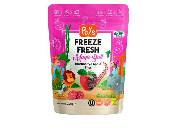 Pol's Freeze Dried Apple & Blackberry 20g 1X15 
