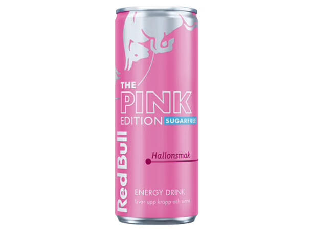 RED BULL PINK HALLONSMAK 25CL 1X24 