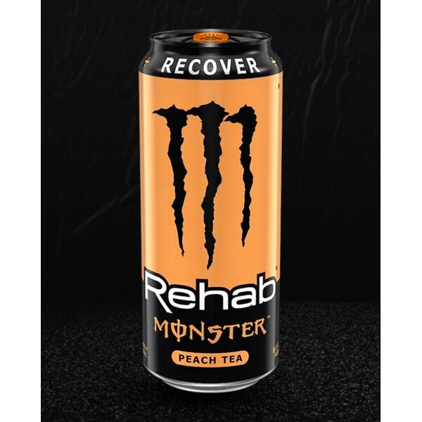 Rehab Monster Peach Tea 1x24 458 ML