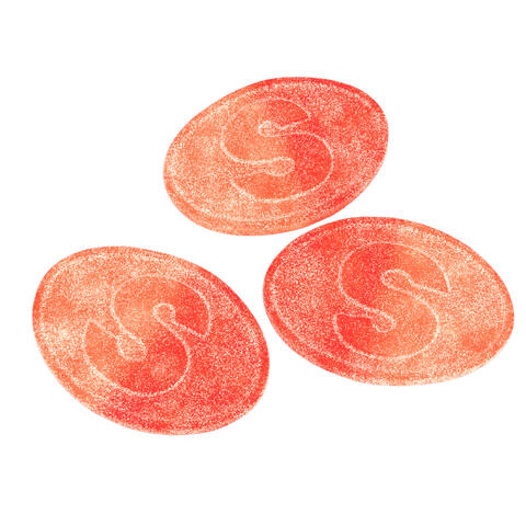 S-M&#196;RKE SOUR PEACH 4 KG
