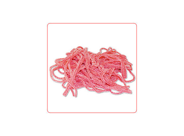 Spaghetti Sockrad Jordgubb 1kg - 90 kr/kg 