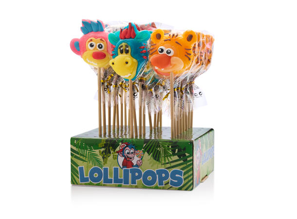 Sweet Animals Lollipops Mix 1X24 