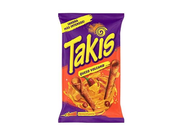 TAKIS QUESO VULCANO 100G 1x18 
