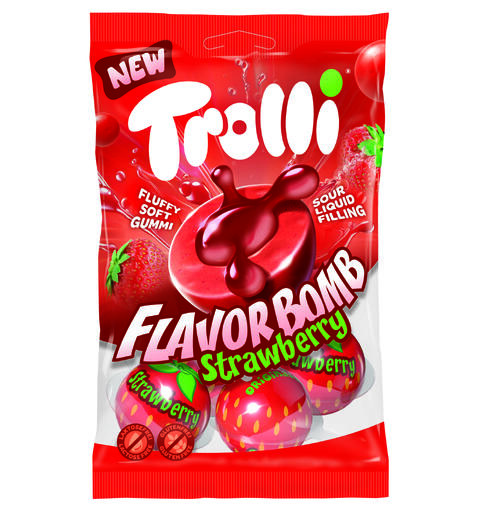 Trolli Flavorbomb Strawberry 21x75g