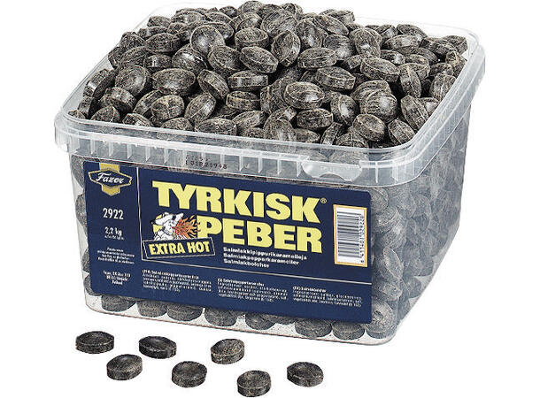 Tyrkisk Peber 2,2kg - 86 kr/kg 