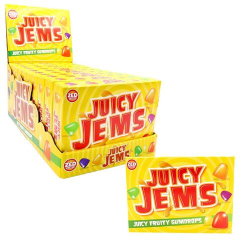 Zed Candy Juicy Jems Box 140g 1x10
