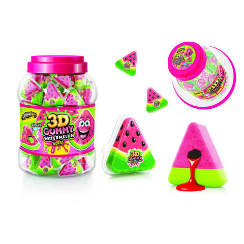 3D Juicy Gummy Watermelon 1X60 18 G