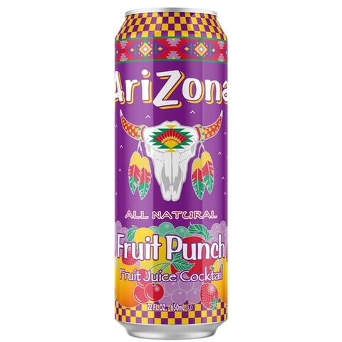 Arizona Fruit Punch Juice Cocktail 650ml 24 cans / 22 oz