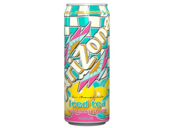 Arizona Tea 99 Cent Can Lemon Tea 22oz 650 ml -1/24ct 