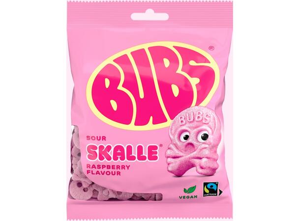 Bubs Raspberry Skalle 90g 1x12 