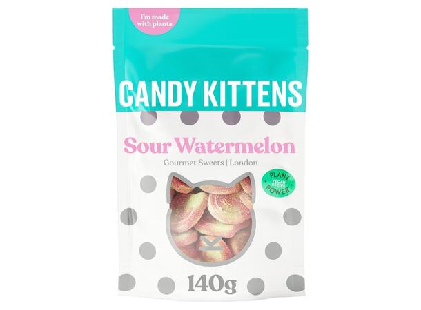 CANDY KITTENS SOUR WATERMELON POUCH 1x10 