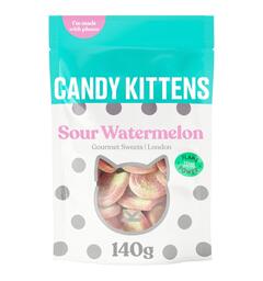 CANDY KITTENS SOUR WATERMELON POUCH 1x10