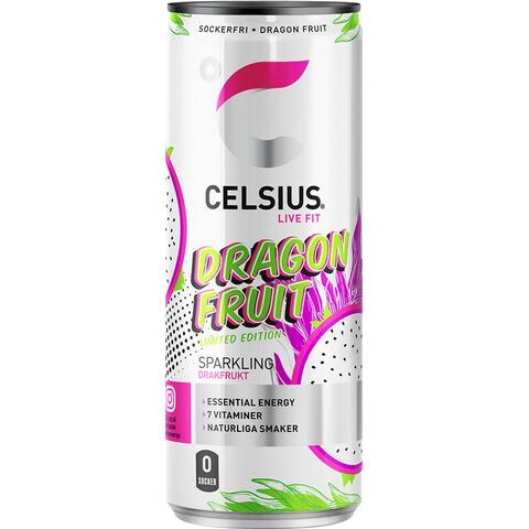 CELSIUS DRAGON FRUIT 355ML 1X24