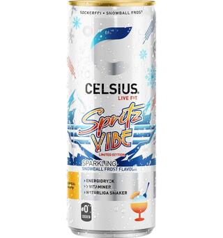 CELSIUS SPRITZ VIBE 355ML 1x24 Snowball Frost Flavour