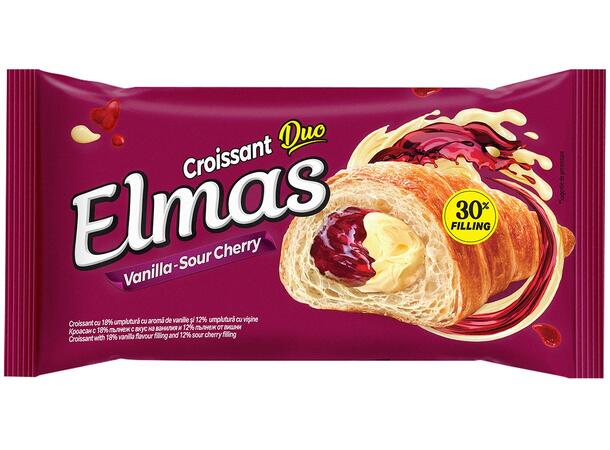 Croissant Elmas Vanilla-Sour Cherry 60G 1x26 