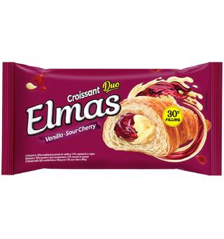 Croissant Elmas Vanilla-Sour Cherry 60g