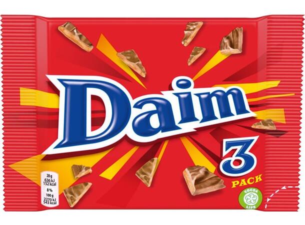 Daim Original 3-pack 84g 1x24 
