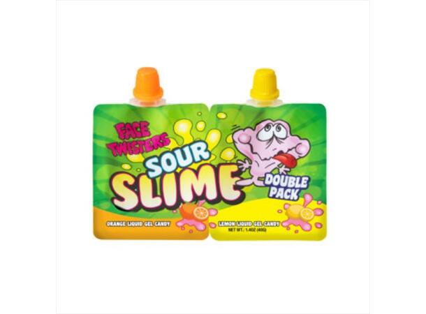 Face Twisters Novelty Sour Slime Series 2 40 g 1x18 