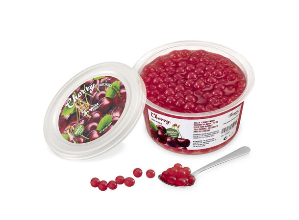 Fruit Pearls Cherry 450g Cups 1x12 