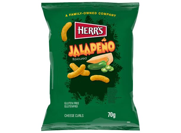 Herr's Jalapeno Cheese Curls 70 G 1X18 