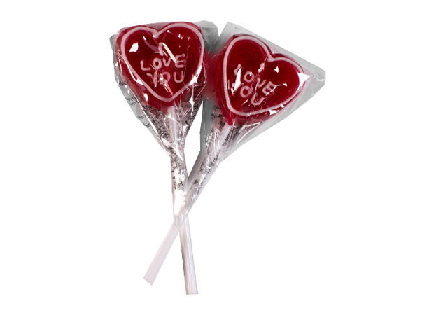 I LOVE YOU LOLLIPOP 17G (50 st klubbor) 