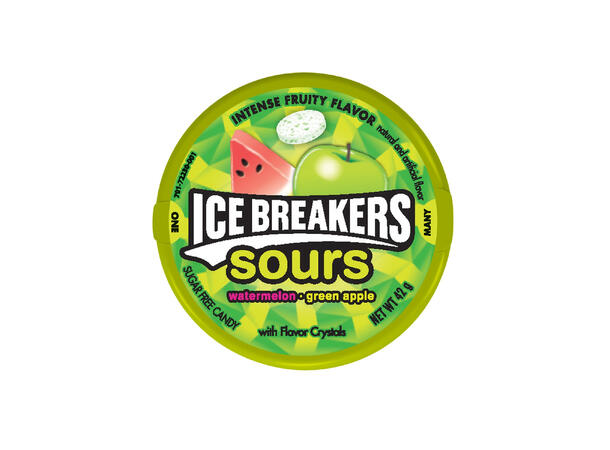 Ice Breakers Fruit Sours Sugar Free 42g 1x8 