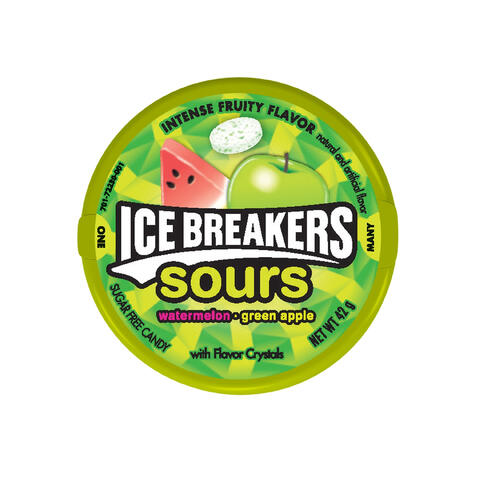 Ice Breakers Fruit Sours Sugar Free 42g 1x8