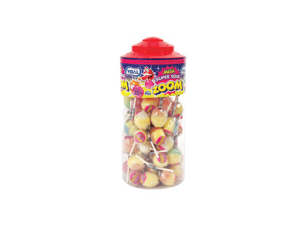 MEGA ZOOM SUPER SOUR LOLLIES 26 G 1X50 